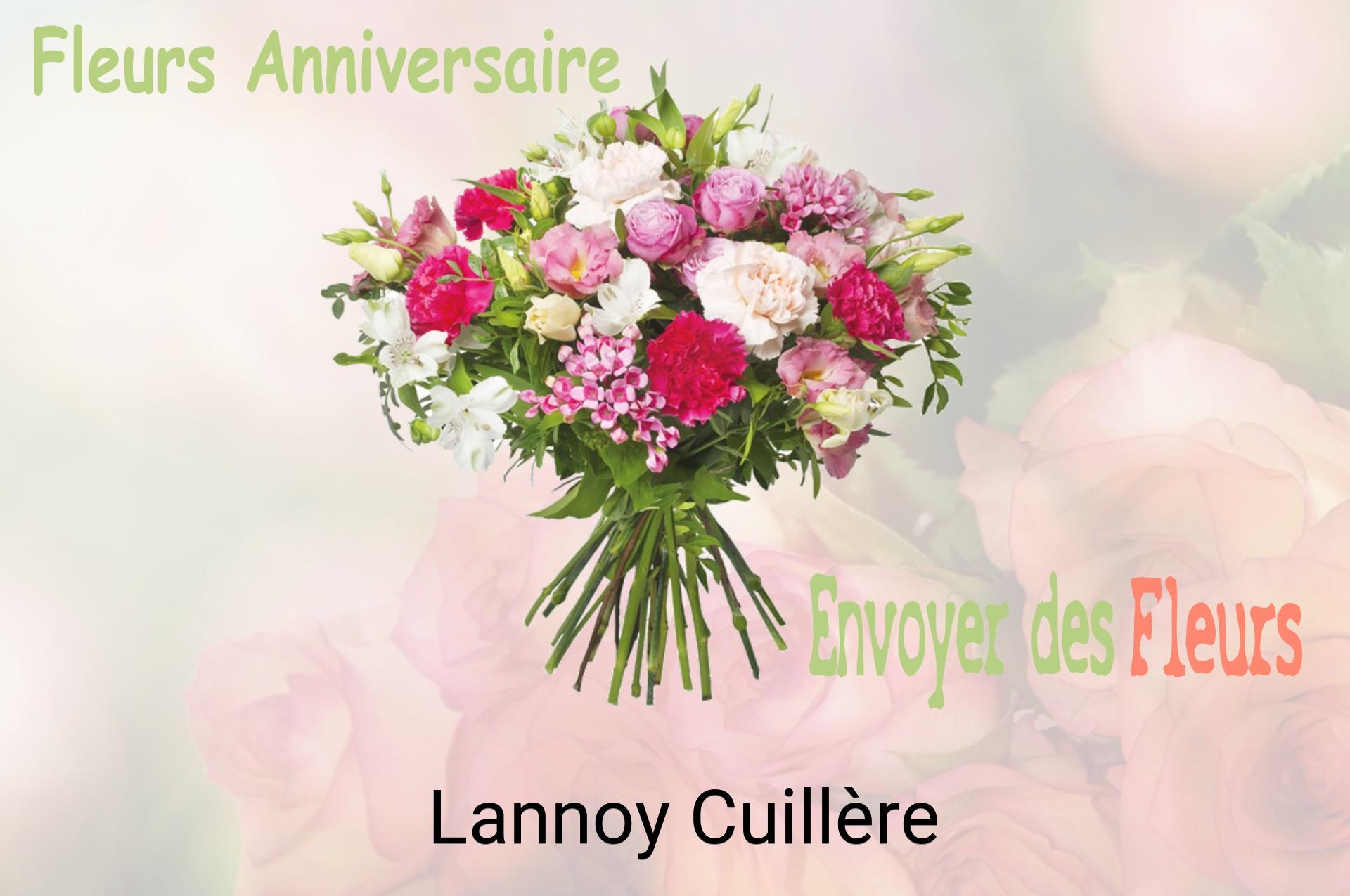 Bouquet de fleurs d’anniversaire livré à Lannoy-Cuillère