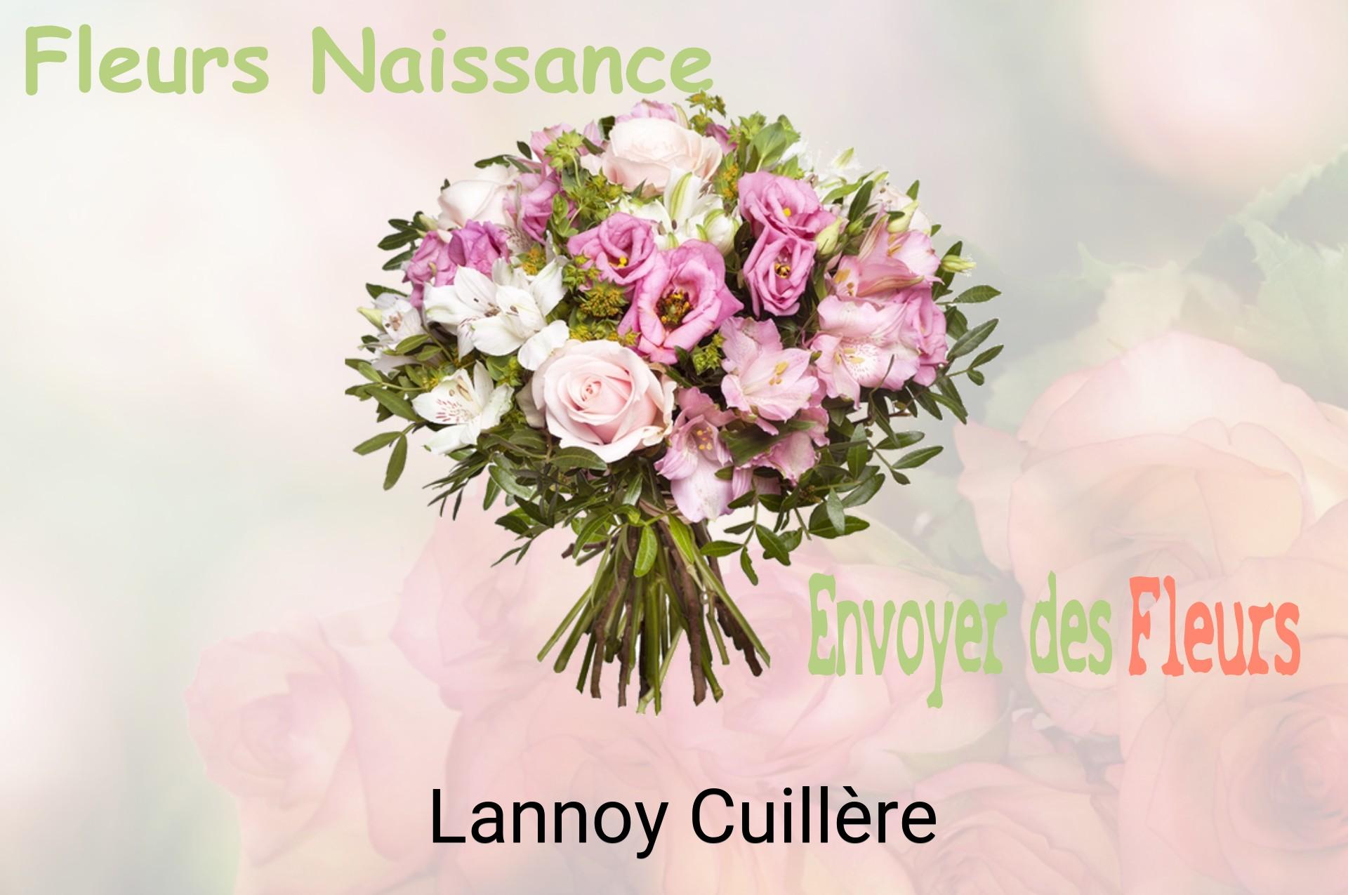 Bouquet de fleurs de naissance livré à Lannoy-Cuillère